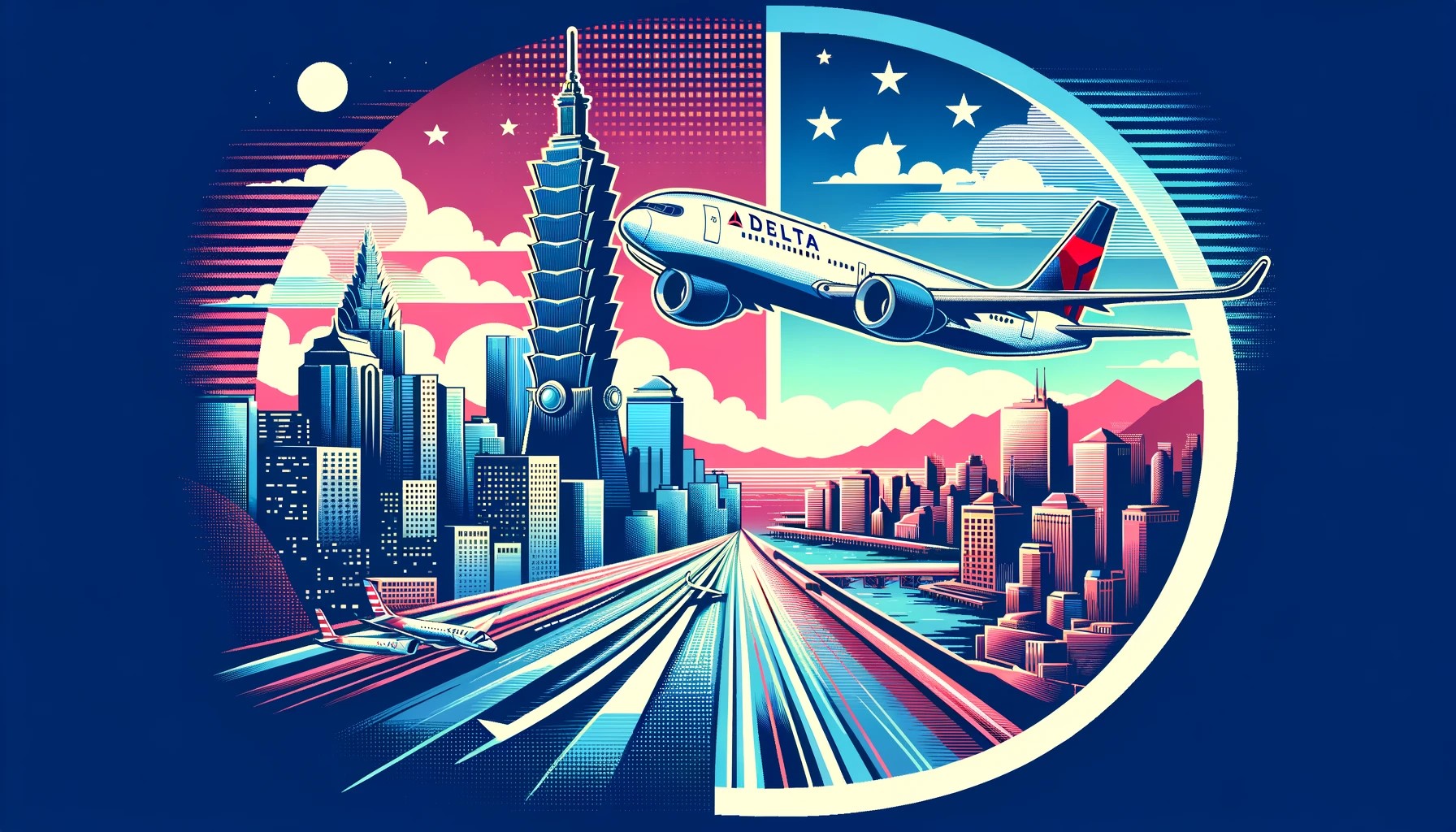 達美航空重返台灣